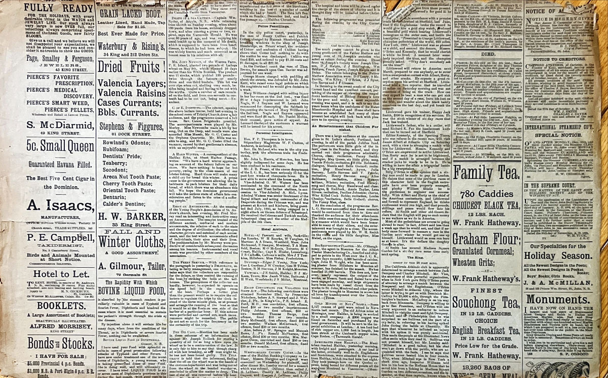 Newspaper, News, , Unknown, Canada  – Half Page, Front view