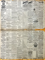 Newspaper, News, St. John Daily Sun, St. John Daily Sun, St. John, NB. Date Unknown – One Page, Front view