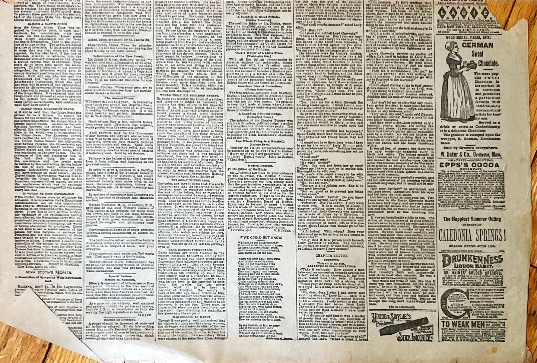 Newspaper, News, , Unknown, Canada – Half Page, Front view