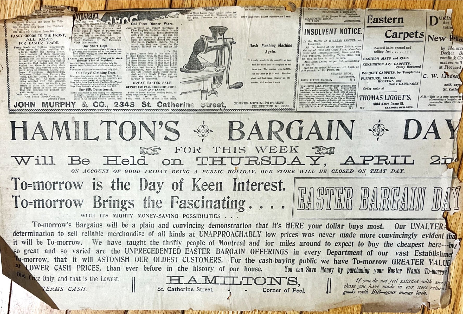 Newspaper, News, , Unknown, Canada – Half Page, Front view