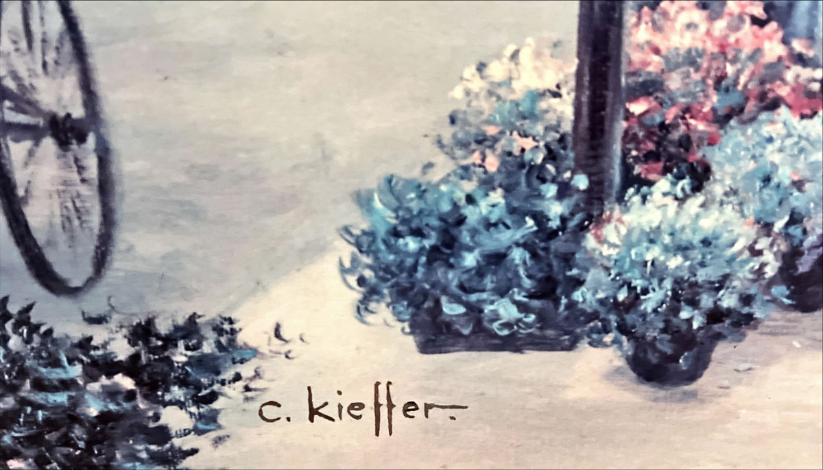Print, Genre Scene, C. Kieffer, Signature view