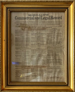 Newspaper, History, News, , McKillop's Commercial & Legal Record, Saint John, Front view