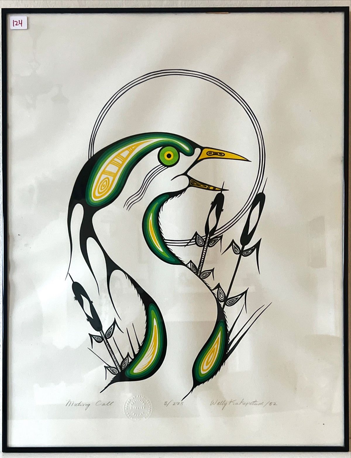  painting, Birds Wally Kakepetum, Front view