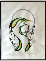  painting, Birds Wally Kakepetum, Front view