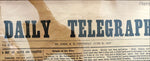Newspaper, Art History, News, St. John Daily Telegraph, St. John Daily Telegraph Contemporary Article on The Great Fire, Title view