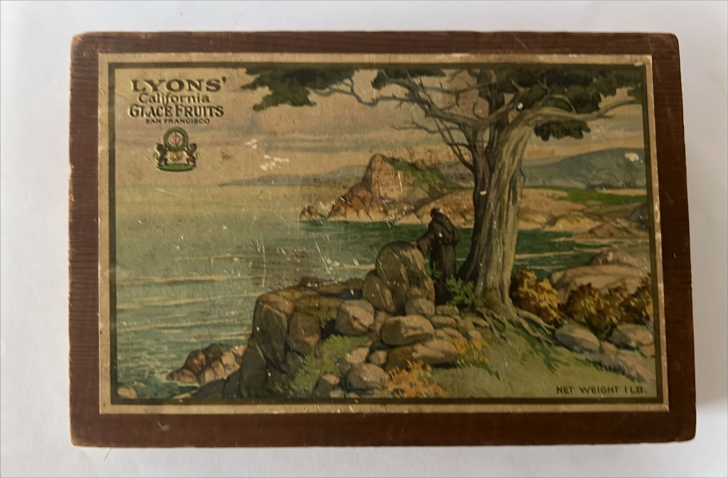 Home, Box, Storage, Lyons' California Glace Fruits San Francisco, Front view