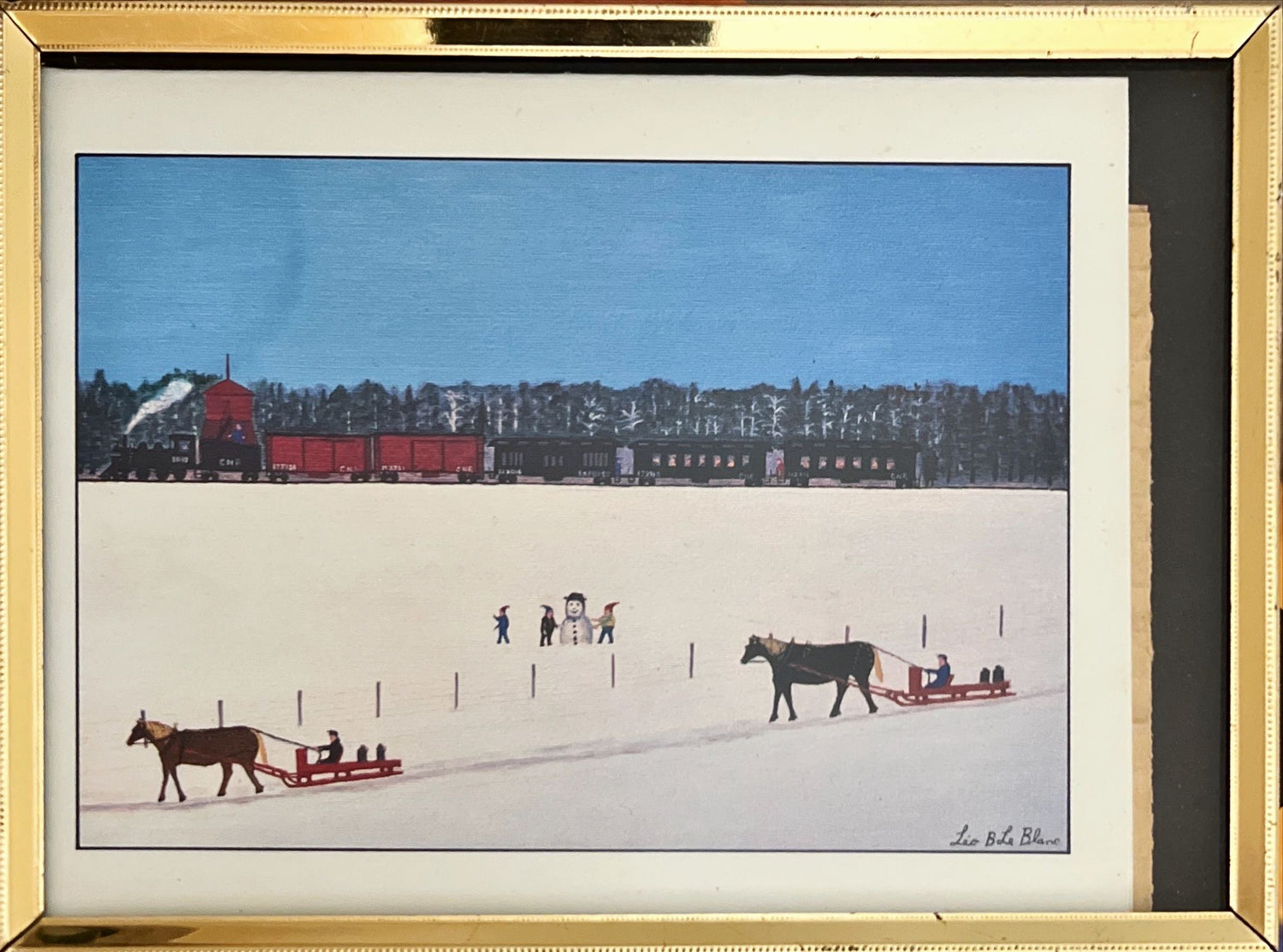 Print, Genre Scene, Leo Le Blanc, Front view