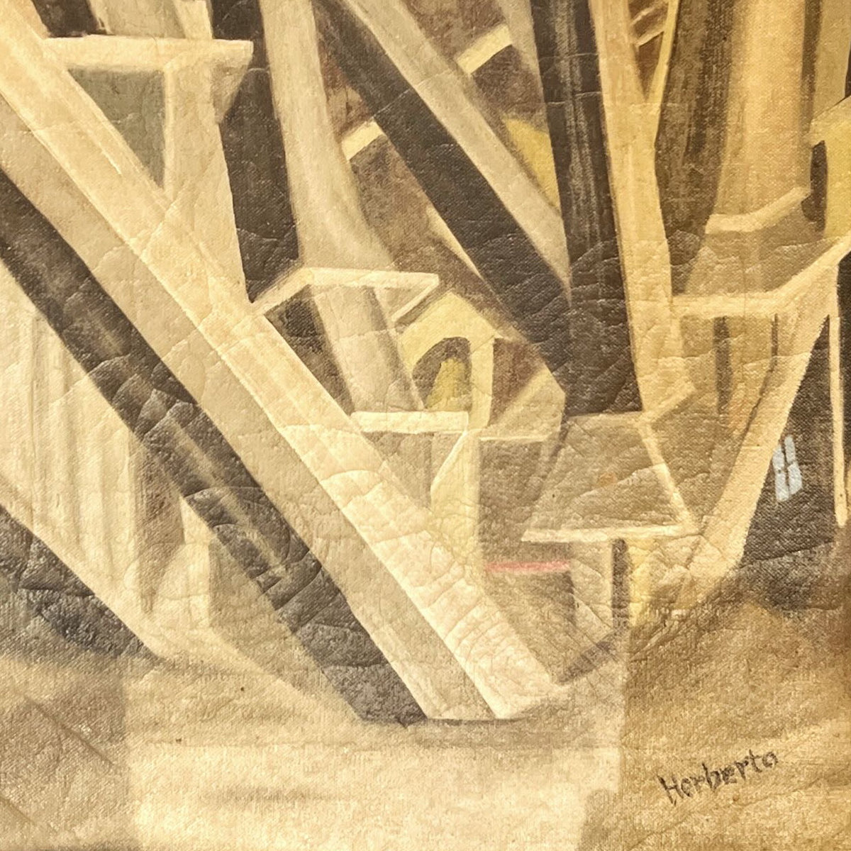 Oil painting, Shapes Herberto, Cover view