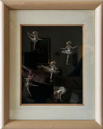 Mixed Media painting, Figures, Ballerina Unknown Artist, Front view