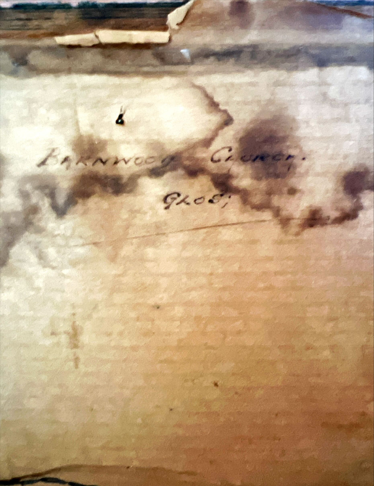 Watercolour painting, Landscape Unknown Artist, Title view