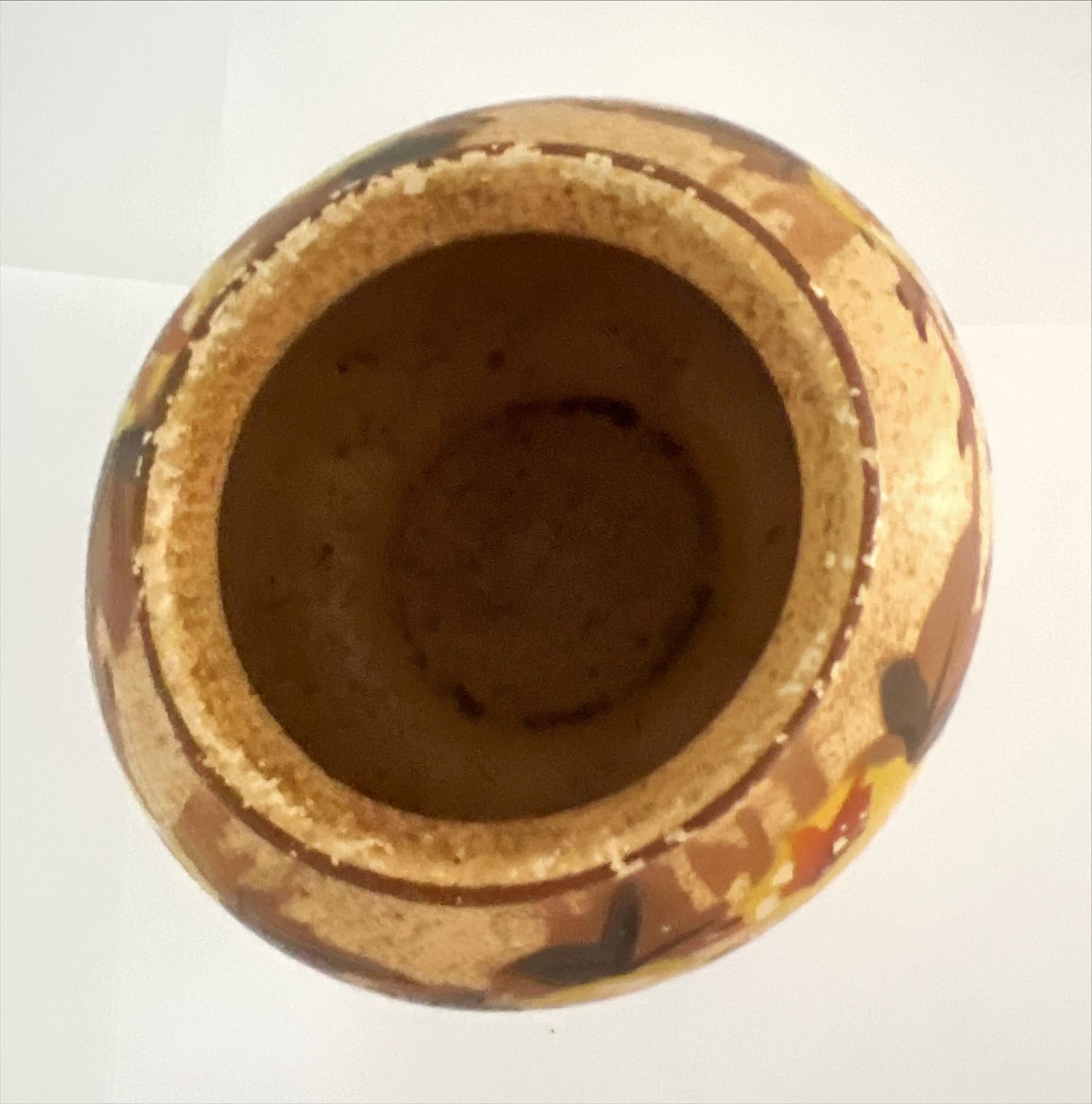 Craft work, Pottery, Material: Clay, Unknown Artist, Top view