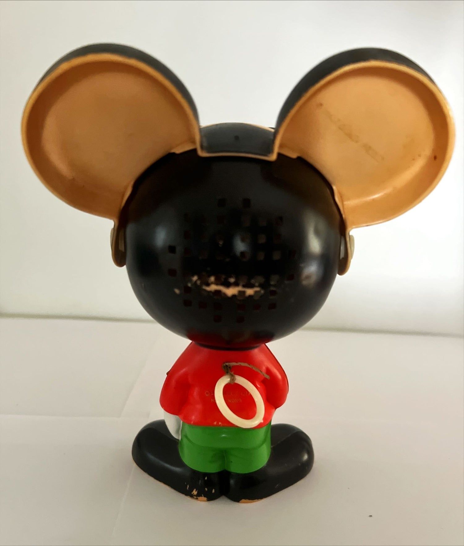 Home, Figurine, 1976 Walt Disney Talking Mickey Mouse Pull Toy, Walt Disney Productions, Front view