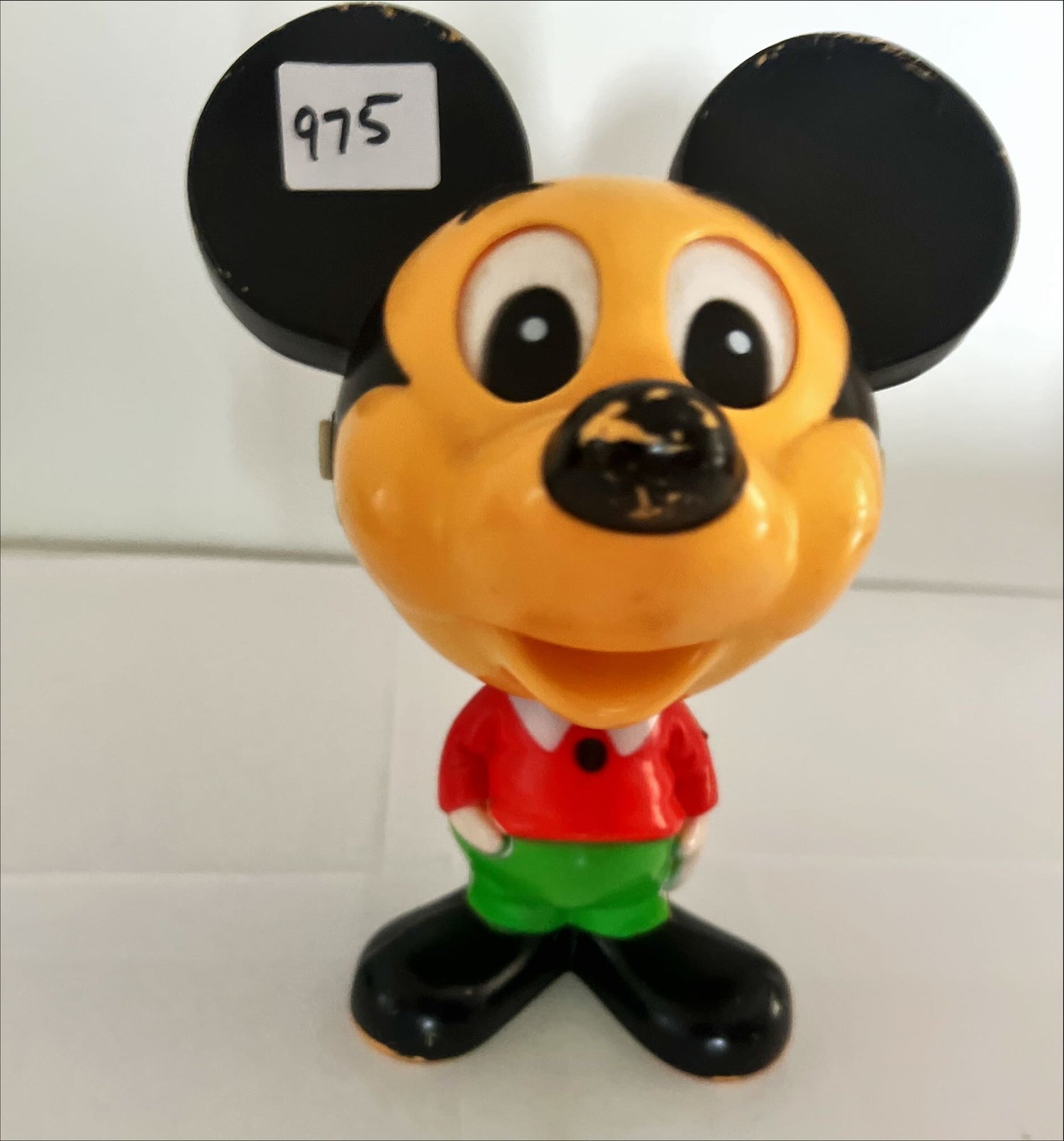 Home, Figurine, 1976 Walt Disney Talking Mickey Mouse Pull Toy, Walt Disney Productions, Front view