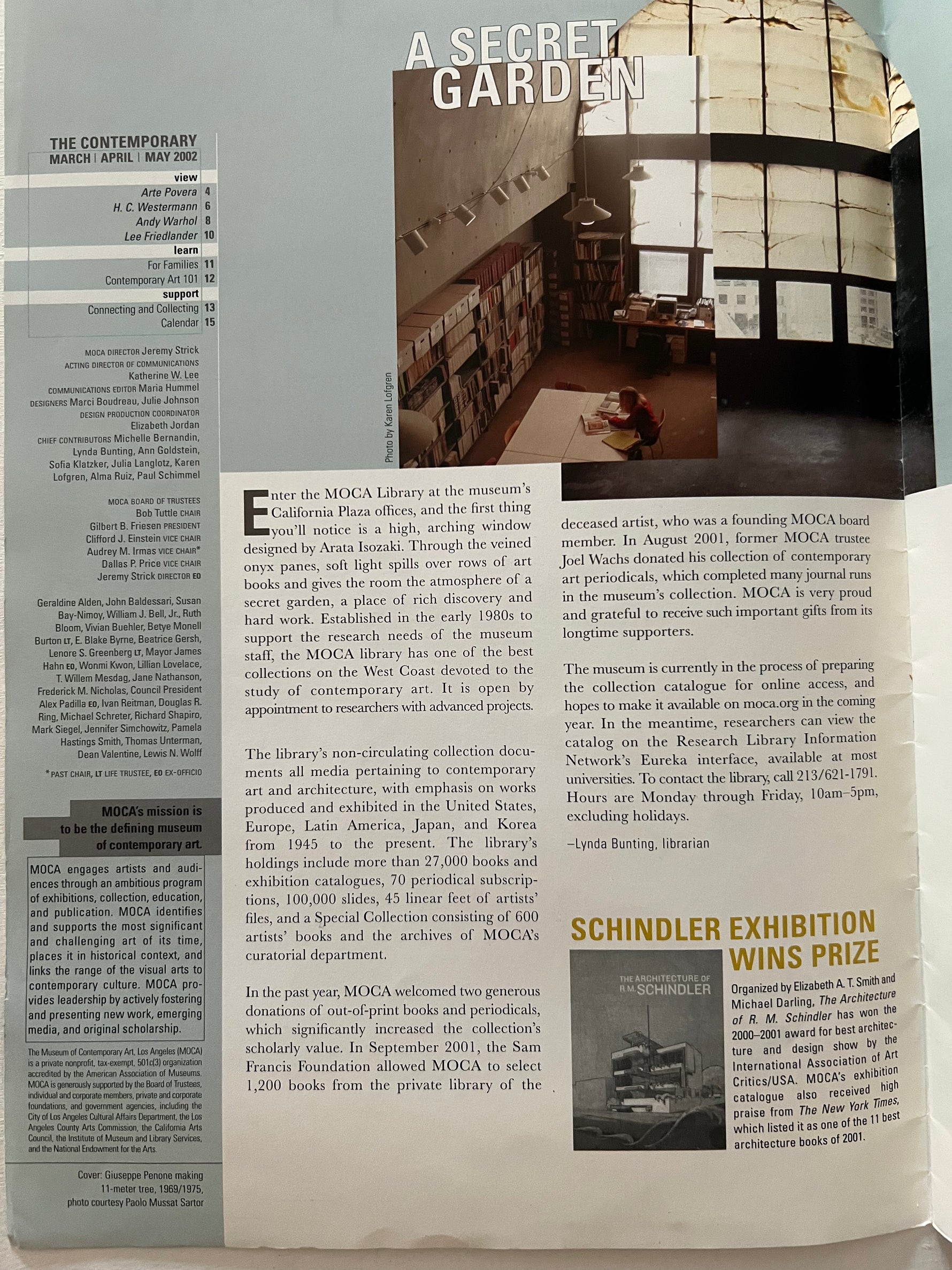 Magazine, Arts, The Museum of Contemporary Art, The Contemporary, Inside view