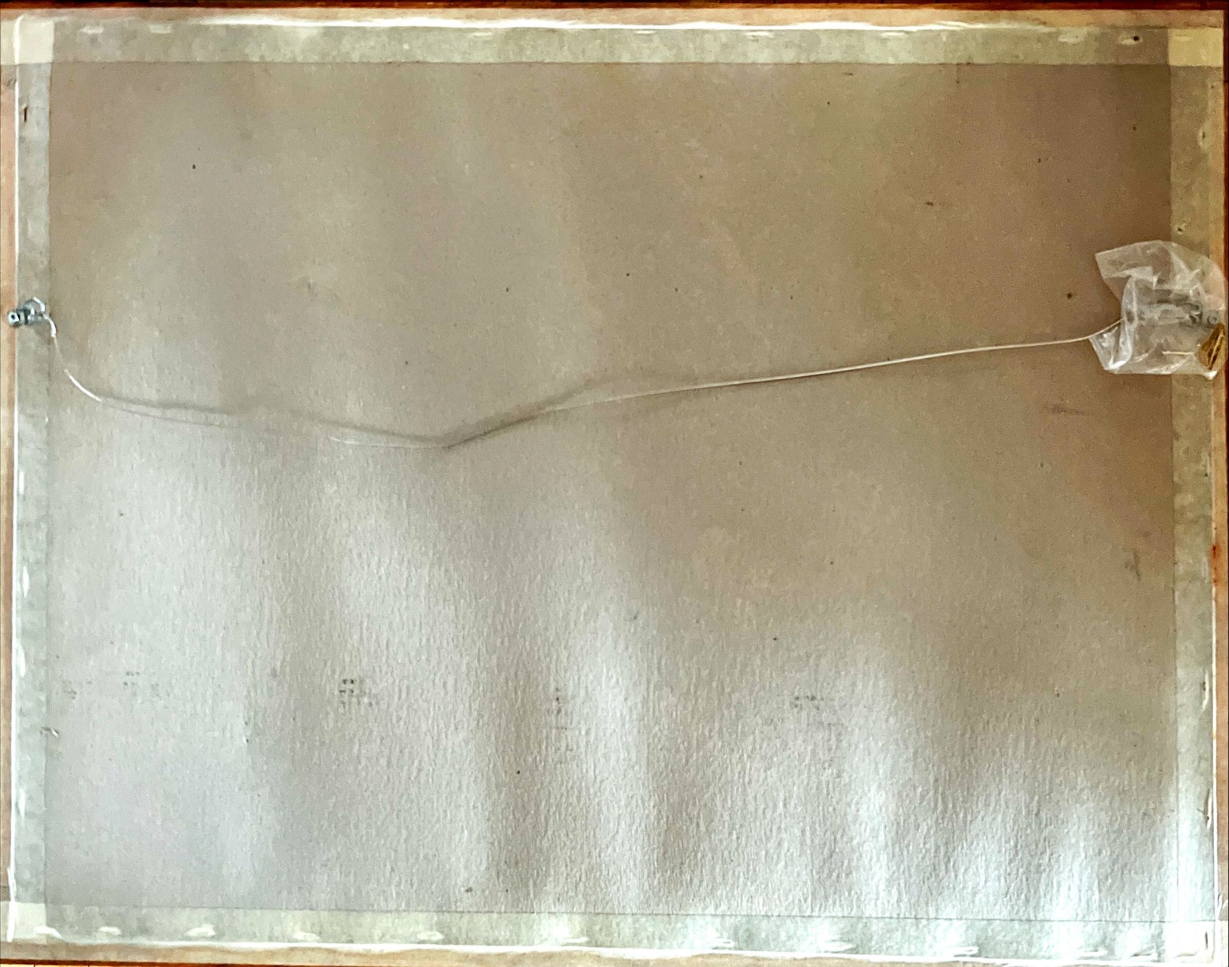 Mixed Media painting, Sports Douglas Adams, Back view