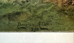 Mixed Media painting, Sports Douglas Adams, Signature view