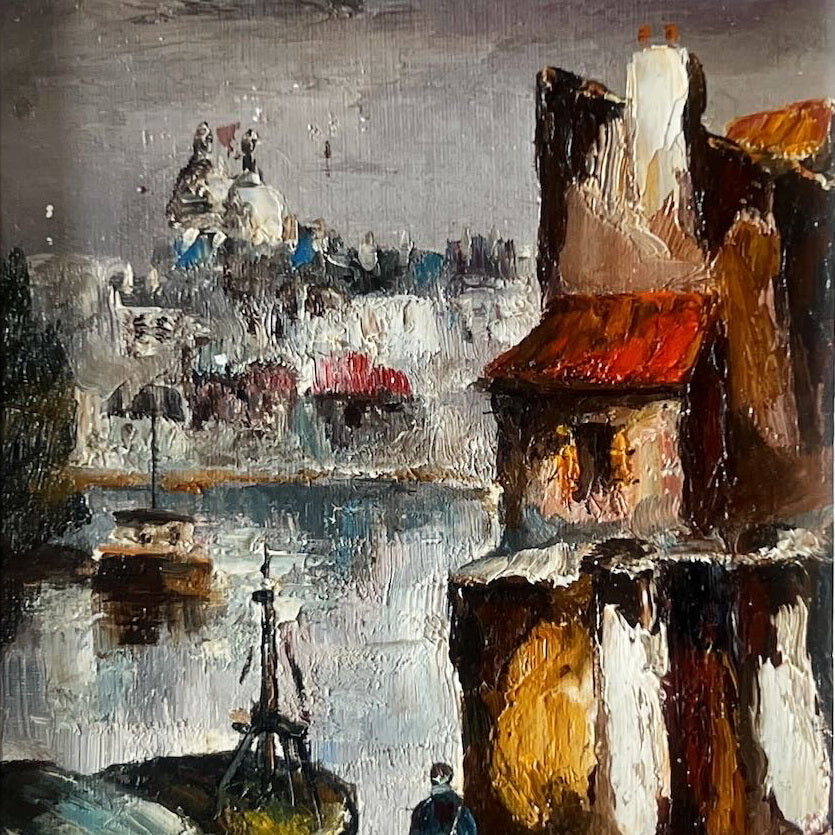 Oil painting, Landscape Unknown Artist, Cover view
