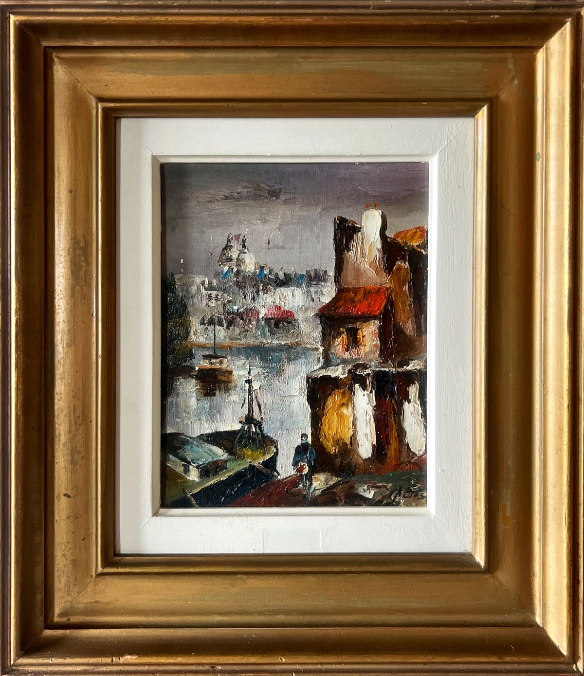Oil painting, Landscape Unknown Artist, Front view