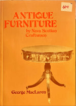 Book, Antique, Furniture, Home, George MacLaren, Antique Furniture by Nova Scotian Craftsmen, Front view