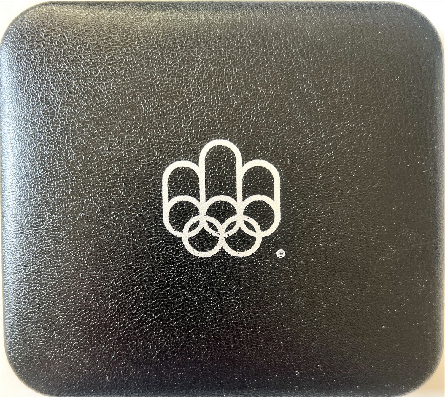 Home, Box, Storage, Olympics 1972 COJO 76” Coin case, 1976 Olympics, Front view