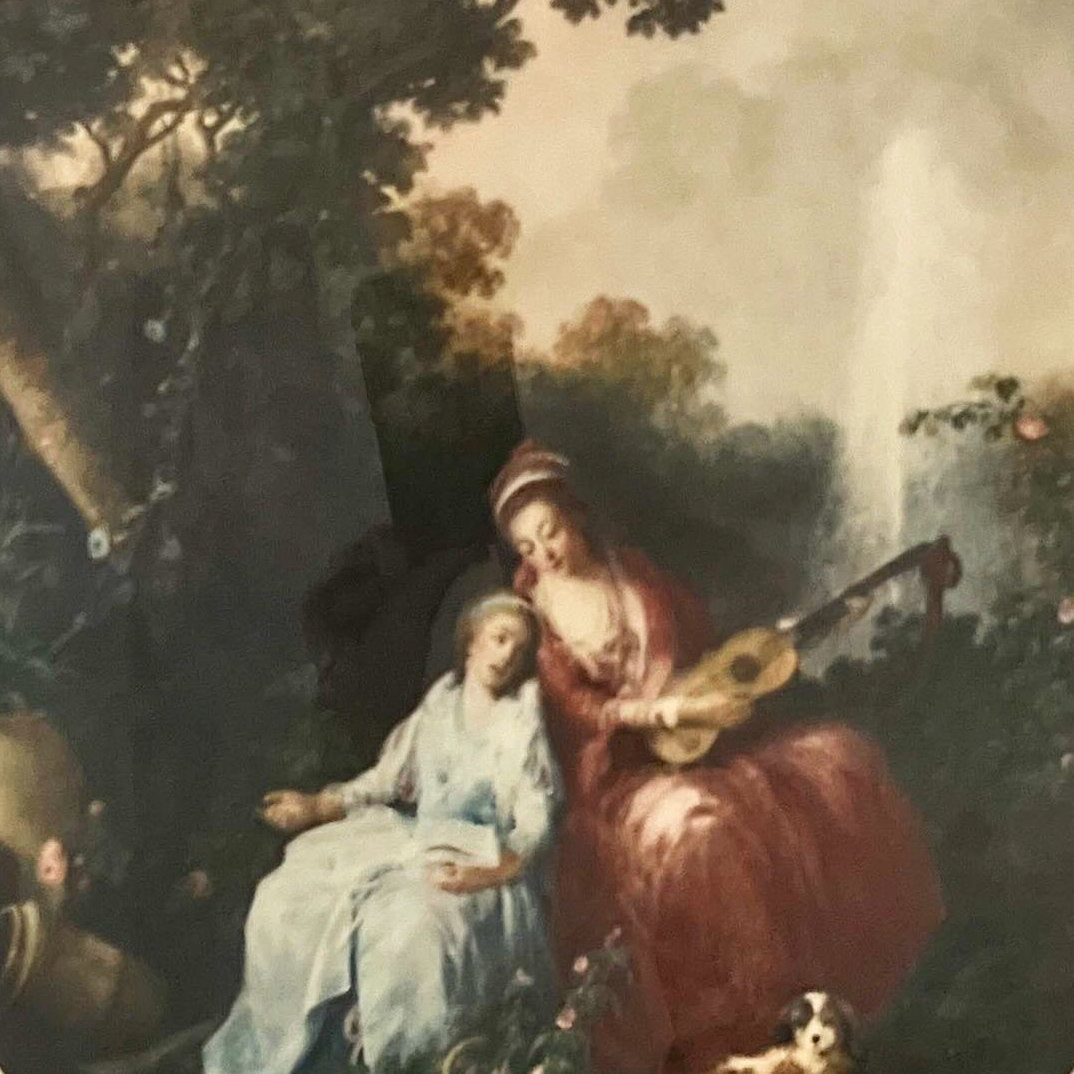 print, Genre Scene Unknown Artist, Cover view