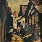 Mixed Media painting, Genre scene Unknown Artist, Cover view