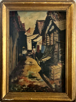 Mixed Media painting, Genre scene Unknown Artist, Front view