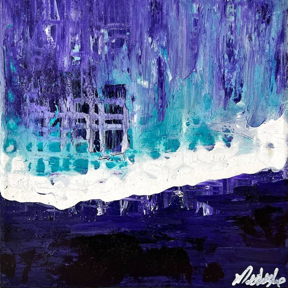 Mixed Media painting, Abstract Matt LeBlanc, Cover view