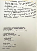 Book, Art History, Artist, Helene Lamarche, Morrice for Children, Inside view