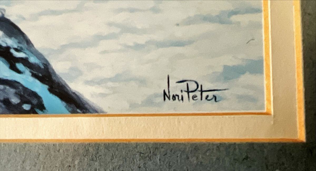 Print, First Nations, Inuit, Nori Peter, Signature view