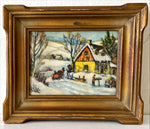 Print, Winterscape, Unknown Artist, Front view