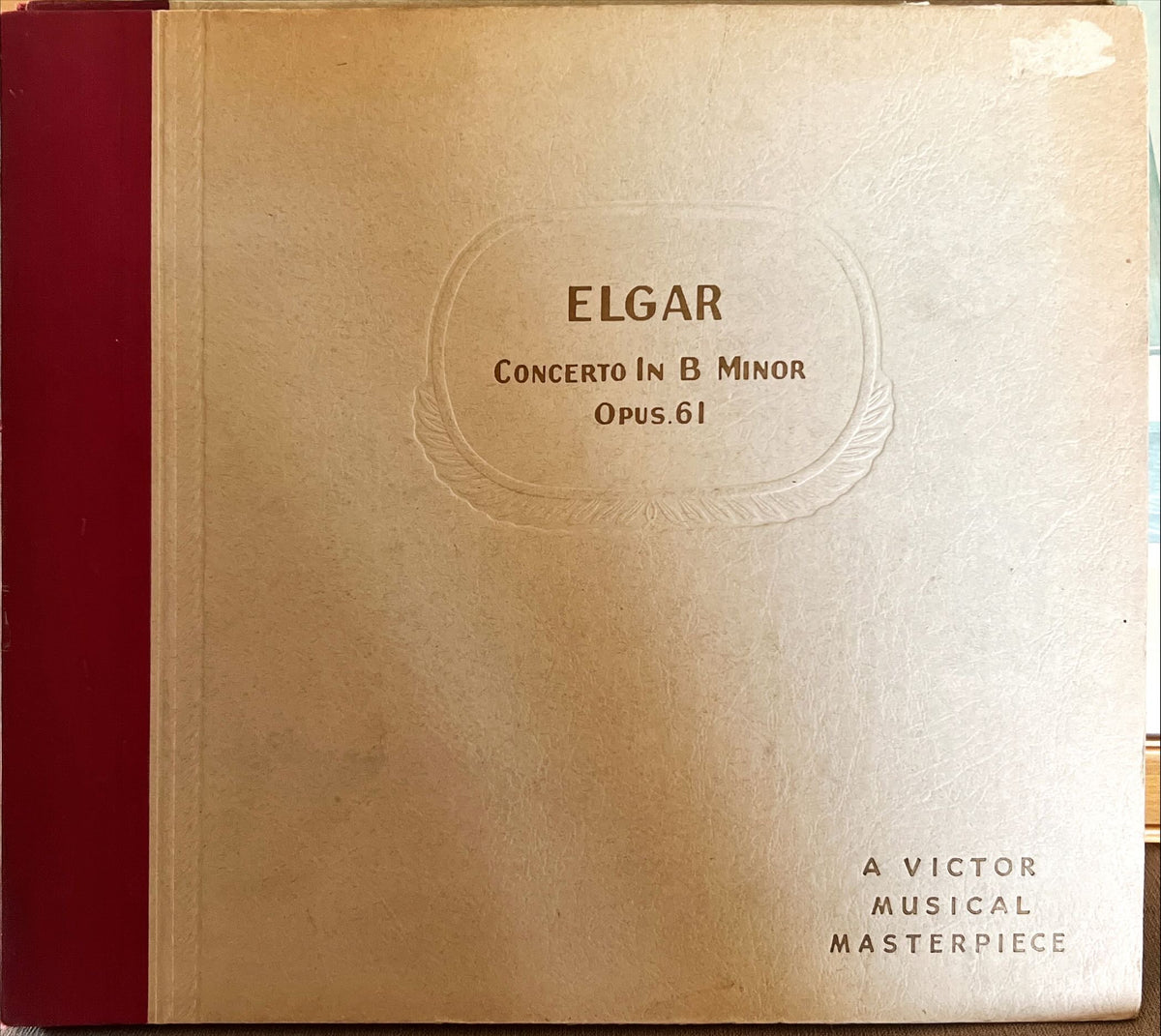 Vinyl record, Classical Elgar, Front view