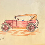 Mixed Media painting, Cars George Steeves, Cover view