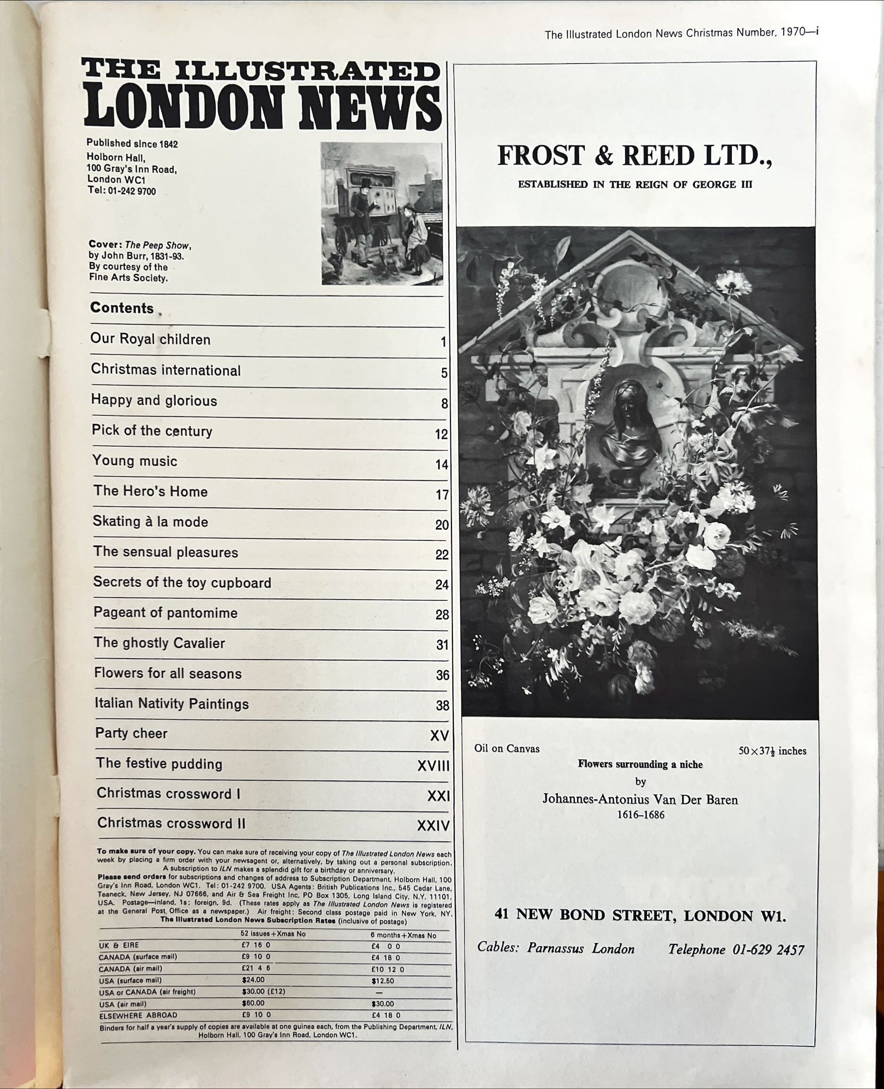 Magazine, Royals, The Illustrated London News, Christmas Number 170, Inside view
