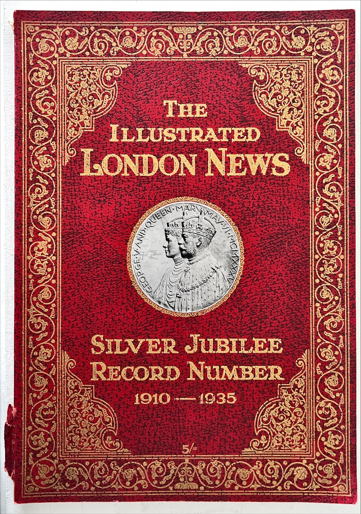 Magazine, Royals, The Illustrated London News, Silver Jubilee Record Number, 1910-1935., Front view