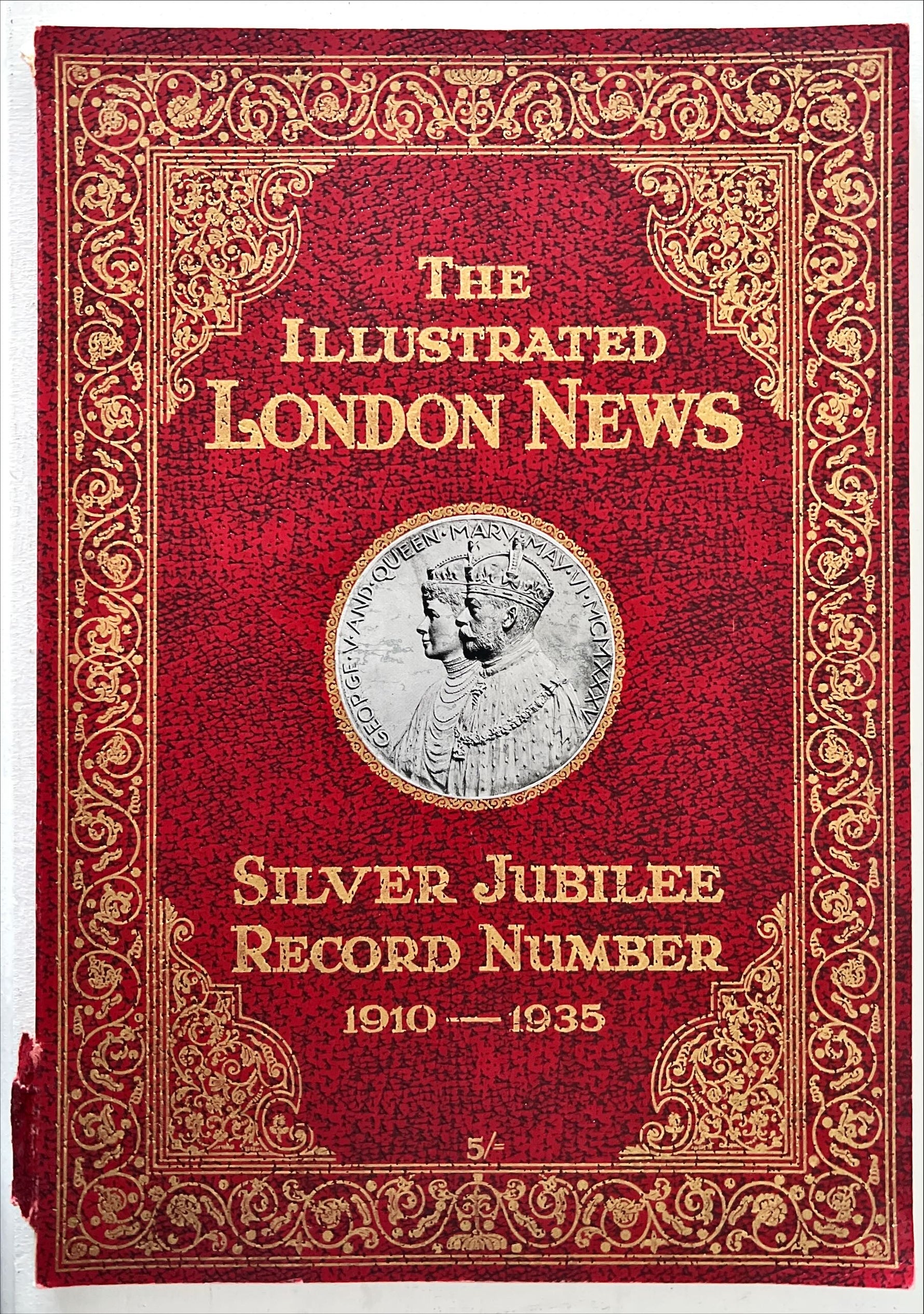 Magazine, Royals, The Illustrated London News, Silver Jubilee Record Number, 1910-1935., Front view