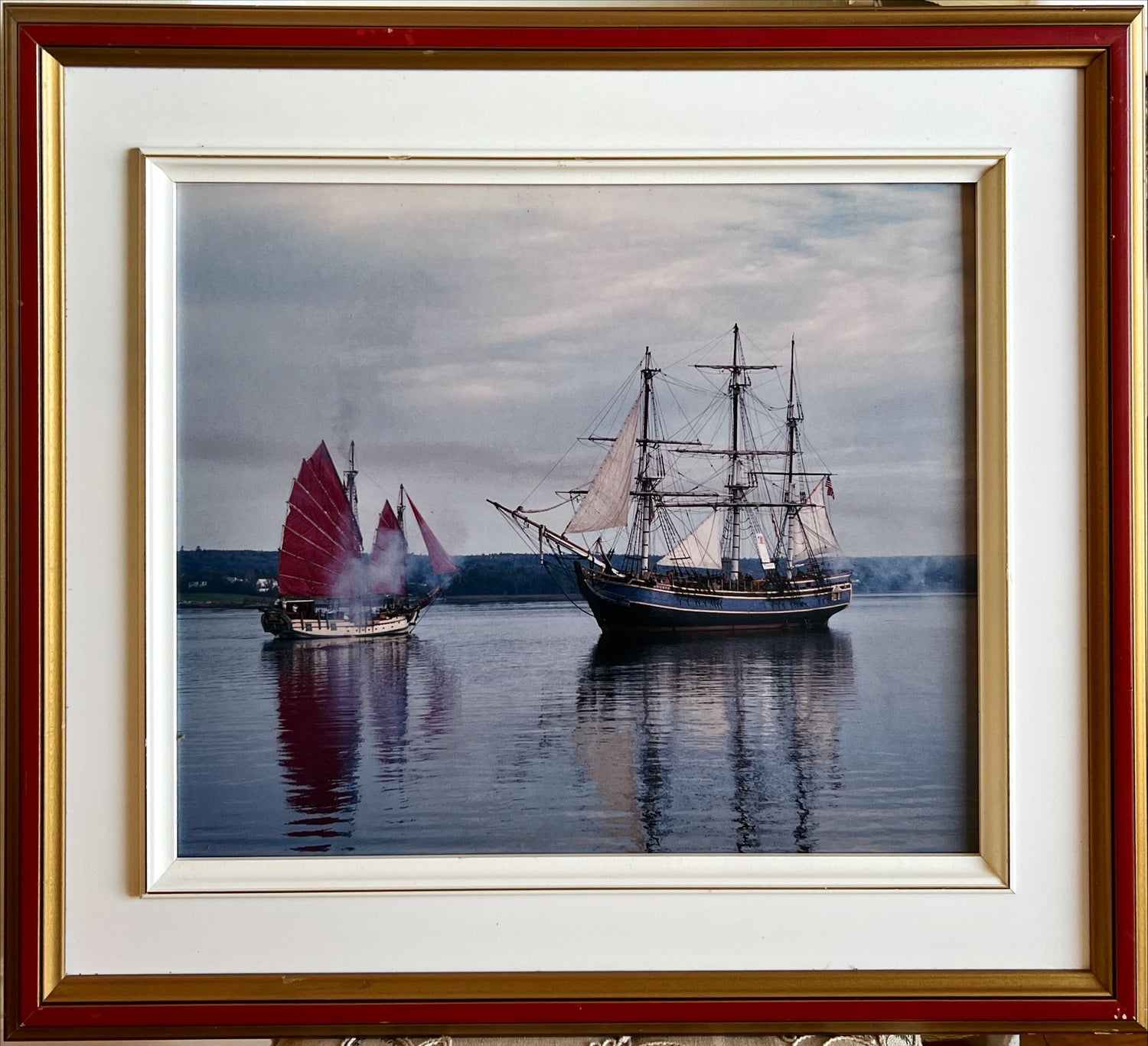 Photo, Nautical, Seascape, Boats Unknown Artist, Front view
