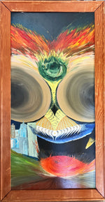 Mixed Media painting, Abstract Unknown Artist, Front view