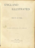 Book, History, Samuel Manning, England Illustrated with Pen and Pencil, Inside view