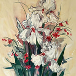 Mixed Media painting, Floral C. Lynn, Cover view
