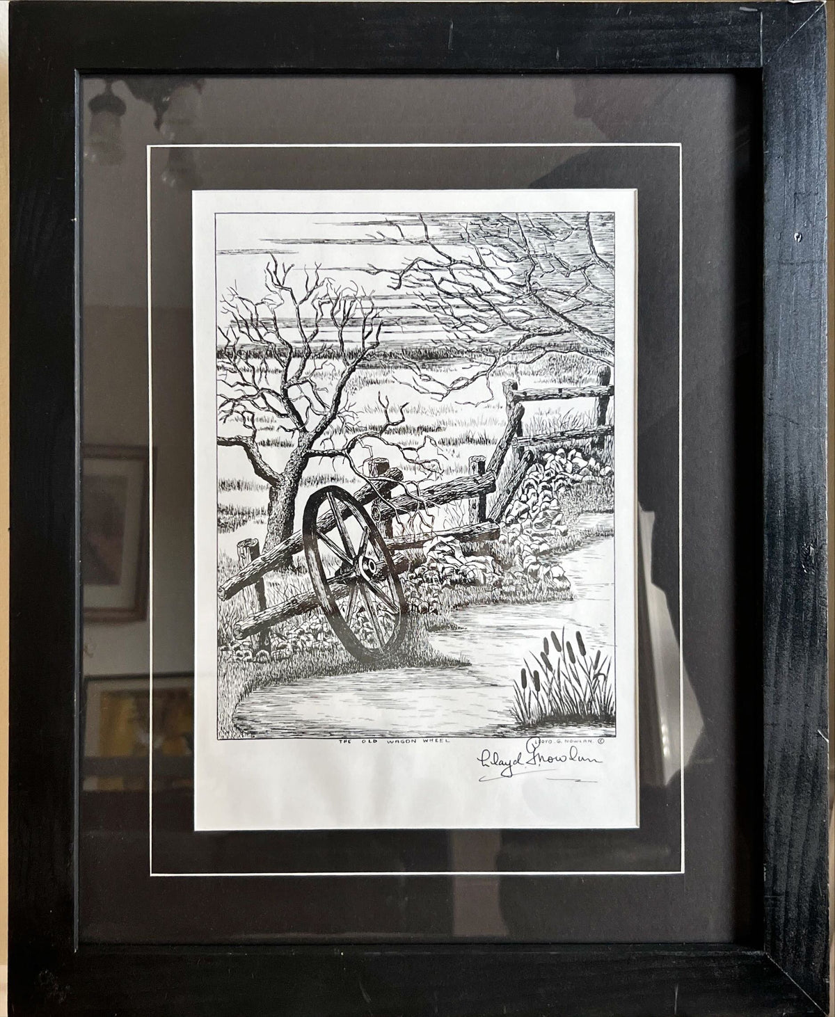 Print, Landscape, Lloyd G. Nowlan, Front view
