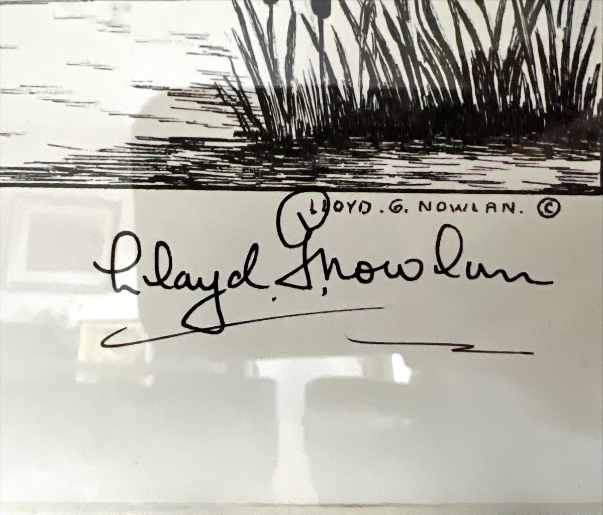Print, Landscape, Lloyd G. Nowlan, Signature view