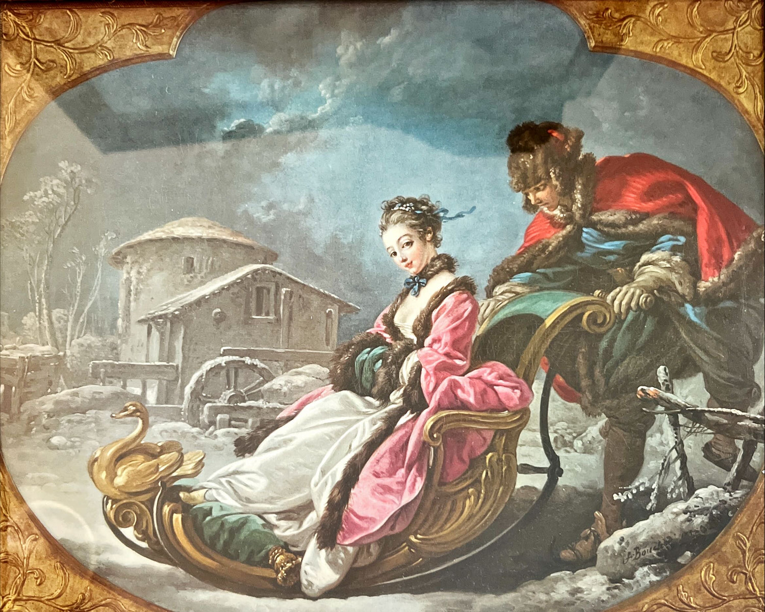 Print, Figures, F. Boucher, Art view