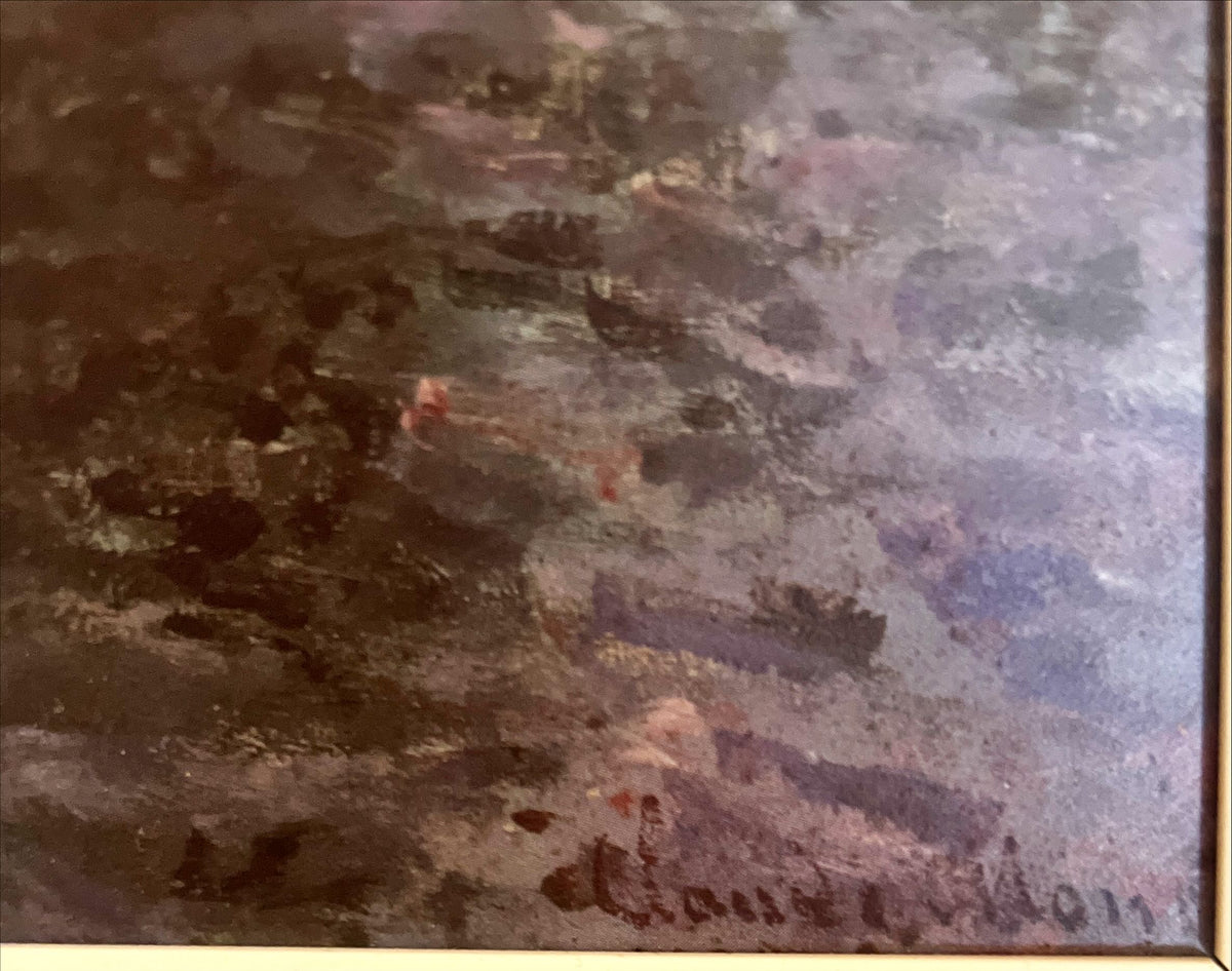 Print, Landscape, Claude Monet, Signature view