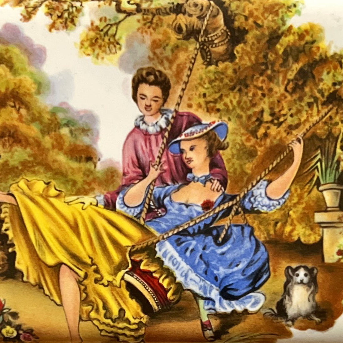 Mixed Media painting, Figures Unknown Artist, Cover view