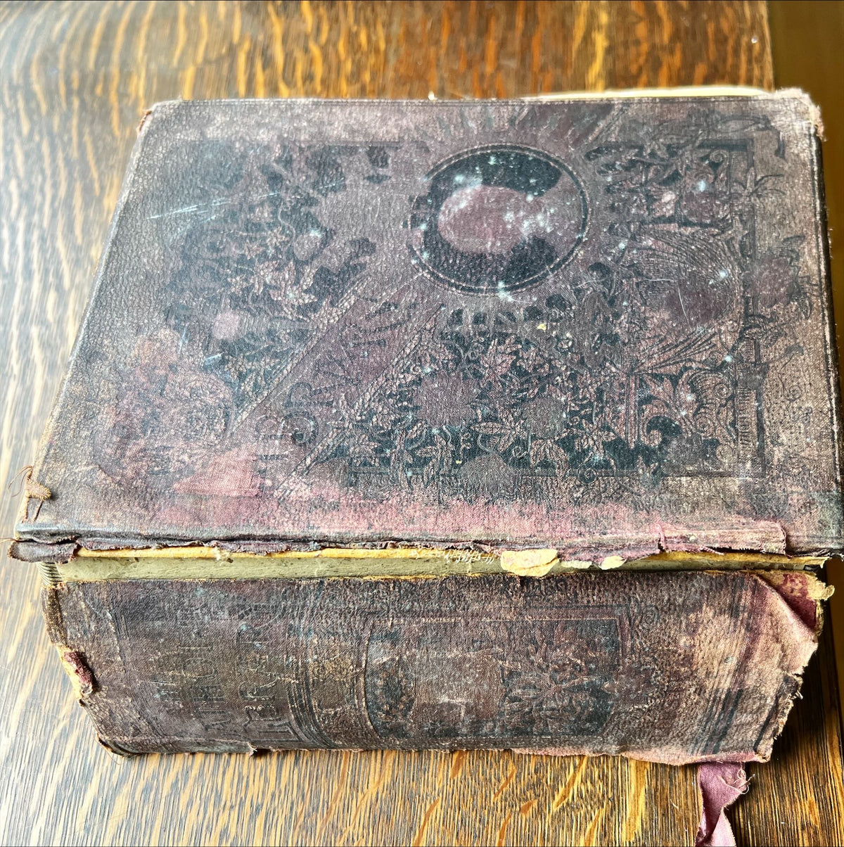 Book, Religious, Catholic Library, The Pictorial Catholic Library, Side view
