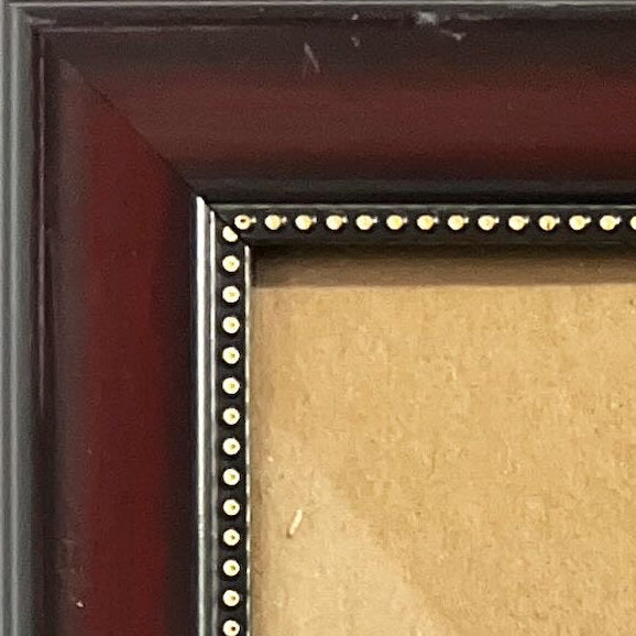 Home, Picture frame, Dark Red Wood-Like Rectangle Picture Frame, Cover view