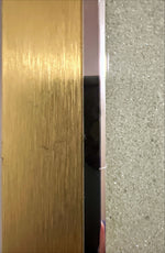 Home, Picture frame, Gold and Silver Coloured Frame with Rounded Rectangular Opening., Cover view