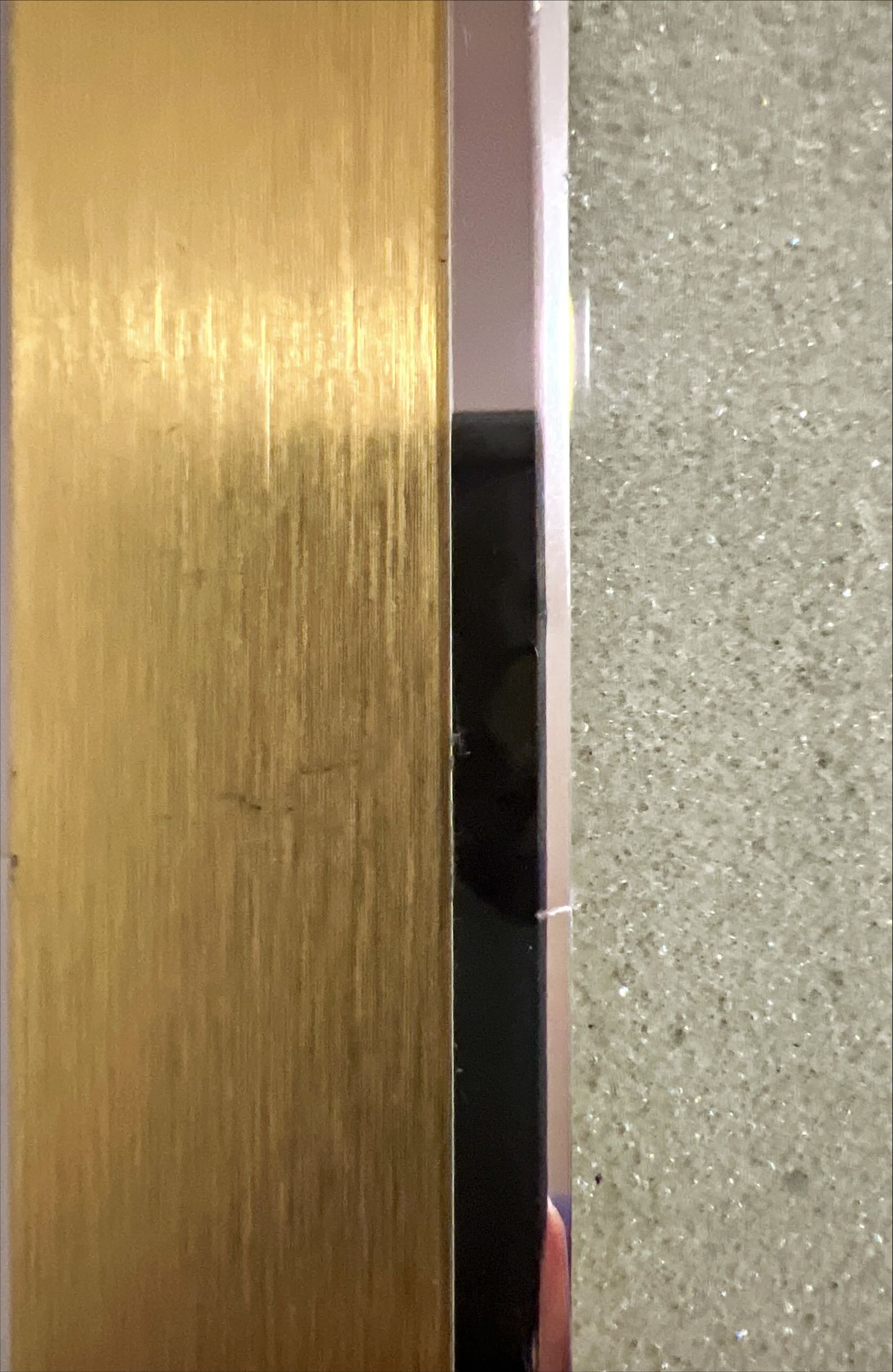 Home, Picture frame, Gold and Silver Coloured Frame with Rounded Rectangular Opening., Cover view