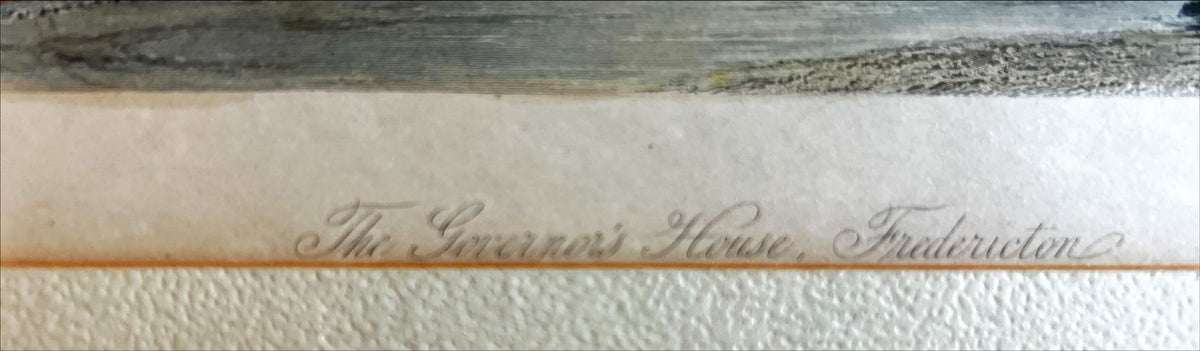 Mixed Media painting, Landscape William Henry Bartlett, Title view